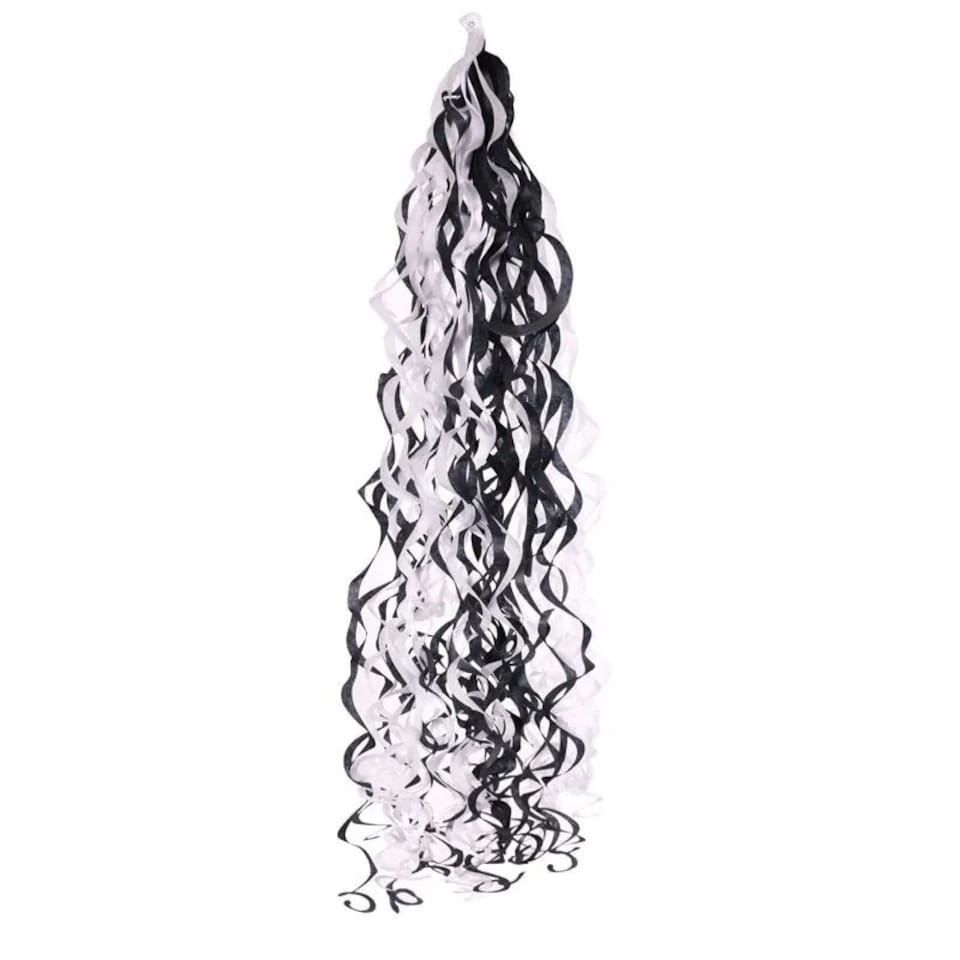 Apac Tassel Balloon Tail - Black/White - One Size (UTSG31431)