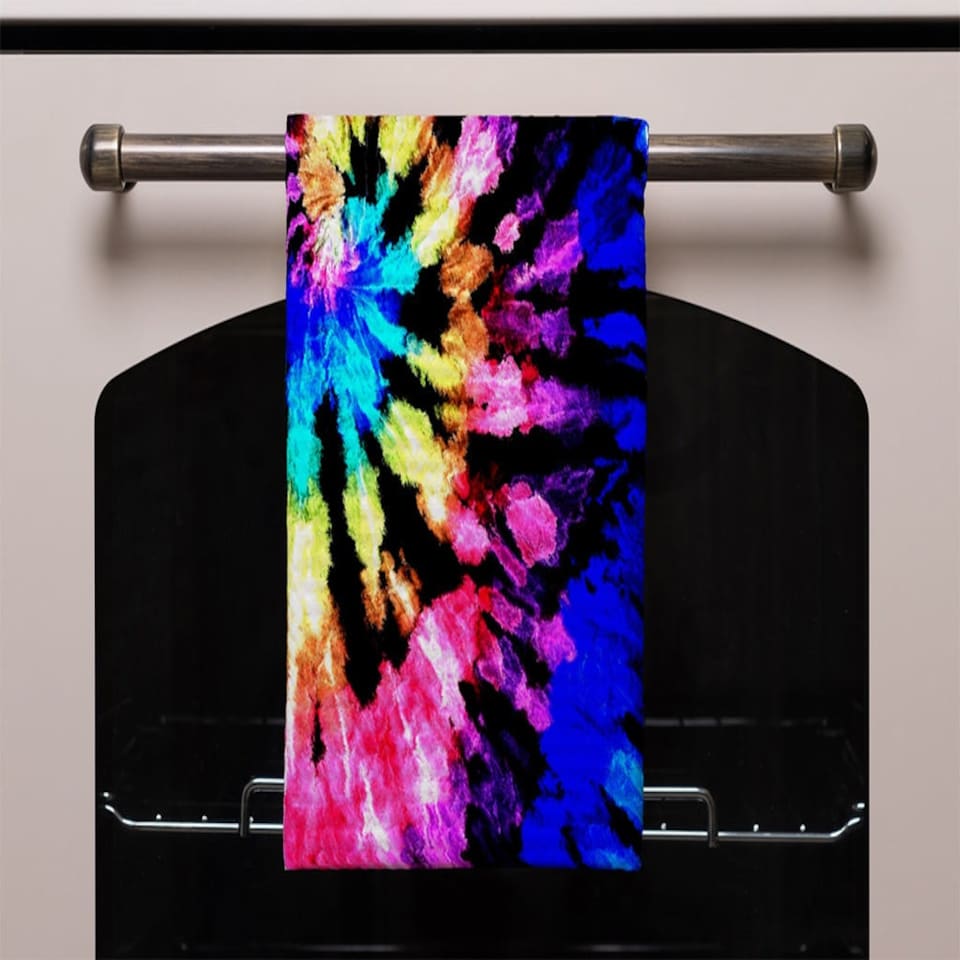 image 1 of Tie dye pattern (Kitchen Towel)
