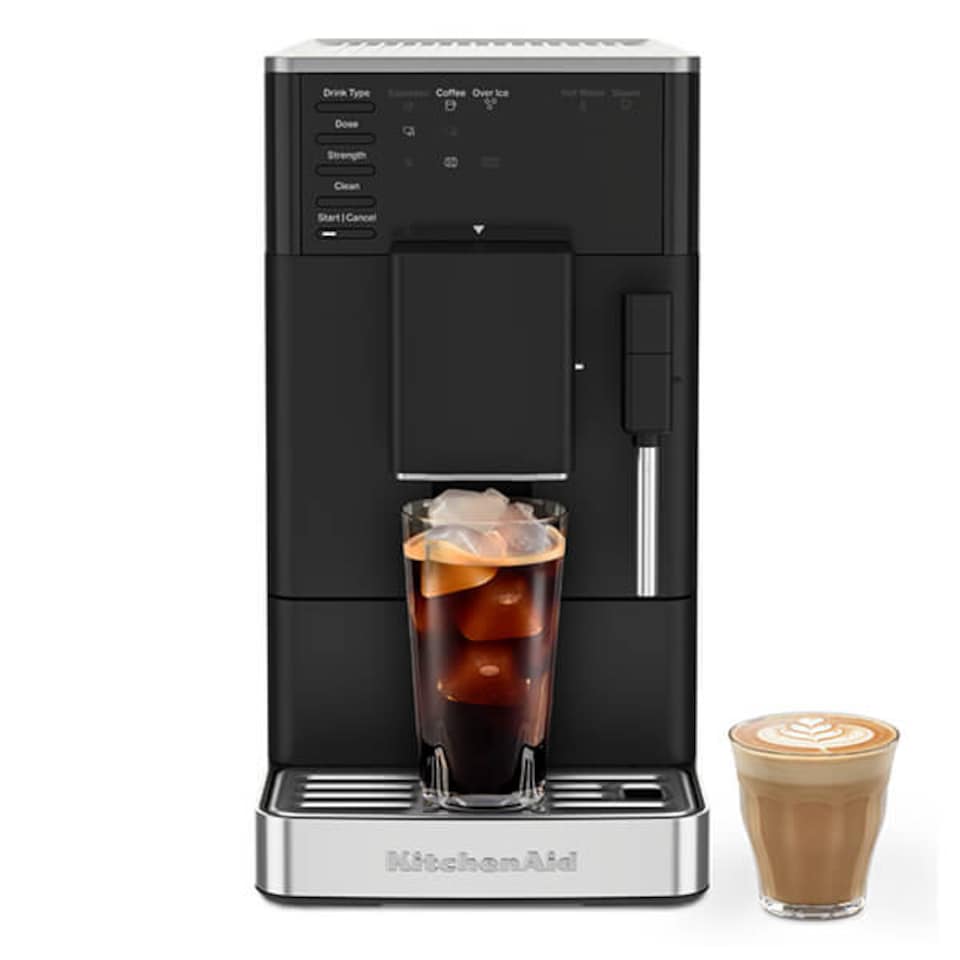 image 1 of KitchenAid KF2 Fully Automatic Espresso Machine with Iced Coffee Matte Black