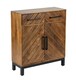 image 1 of Parquet 2 Door 1 Drawer Cabinet - Mango Wood/Iron - L30 x W80 x H90 cm - PP Finish