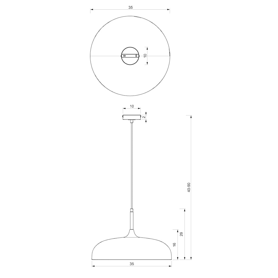 image 1 of Milagro Pendant Lamp Lincoln Green/Gold 1XE27 35cm