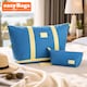 image 2 of Stylish Duffel Bag & Toiletry Bag, Perfect Gym, Travel & Everyday Carry - Baby Blue