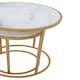 image 4 of Interiors By Premier Elegant Set Of Two Nesting Tables, Versatile Nesting Table For Livingroom, Durable Modern Nesting Tables Gold