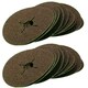 image 1 of 20pc 115mm (4.5") Fibre Discs 36 Grit Abrasive Sanding Disc Wood Metal Masonry