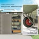 image 5 of Outsunny 8 x 4FT Metal Garden Storage Shed with Double Doors, Light Grey 