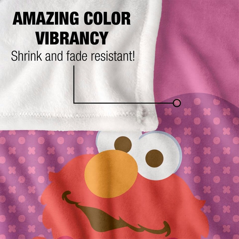 image 1 of Sesame Street Heart Elmo Blanket - Multicoloured - One Size