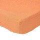 image 1 of Homescapes Burnt Orange Linen Deep Fitted Sheet, Double | Orange | Double