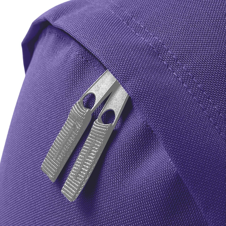 image 1 of Bagbase Junior Fashion Backpack / Rucksack (14 Litres) - Purple/Light Grey - One Size