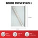 image 2 of Janrax 50cm x 10m Clear Glossy CPP 0.06mm Thick Self-Adhesive Book Cover Roll
