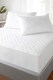 image 5 of Cotton Percale Fitted Mattress & Pillow Protector (White)