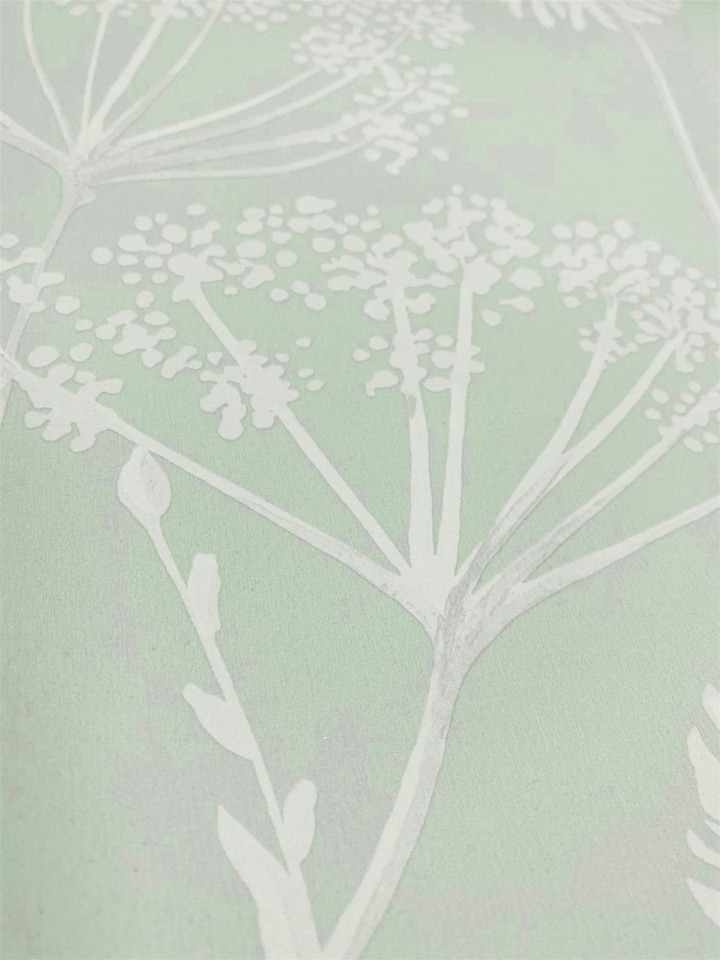 image 1 of Catherine Lansfield Meadowsweet Floral Green Wallpaper