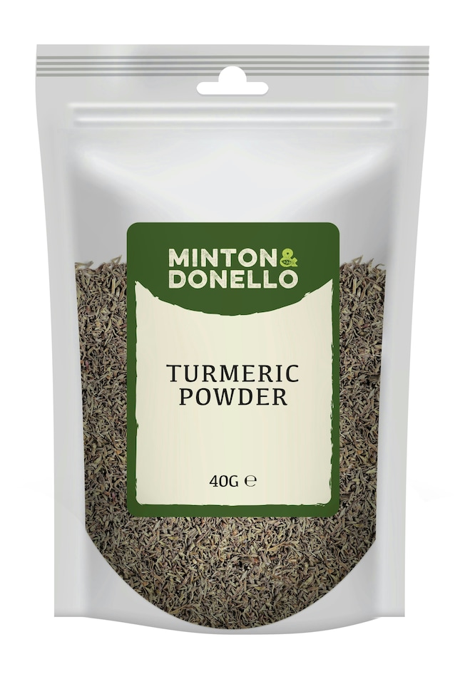 image 1 of Minton & Donello Turmeric Powder 10 x 40g