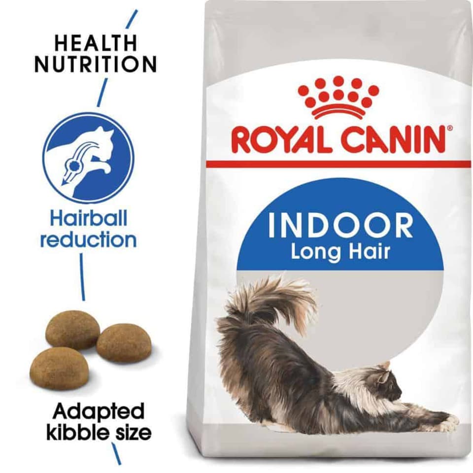 image 1 of Royal Canin Indoor Long Hair Adult Dry Cat Food - 2 kg | Multi | 2kg | Lamb, Wild Boar | 1