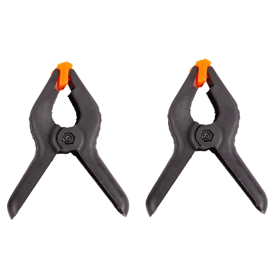 image 1 of Blackspur Heavy-Duty Spring Clamps - 114mm - Black - Pack of 2