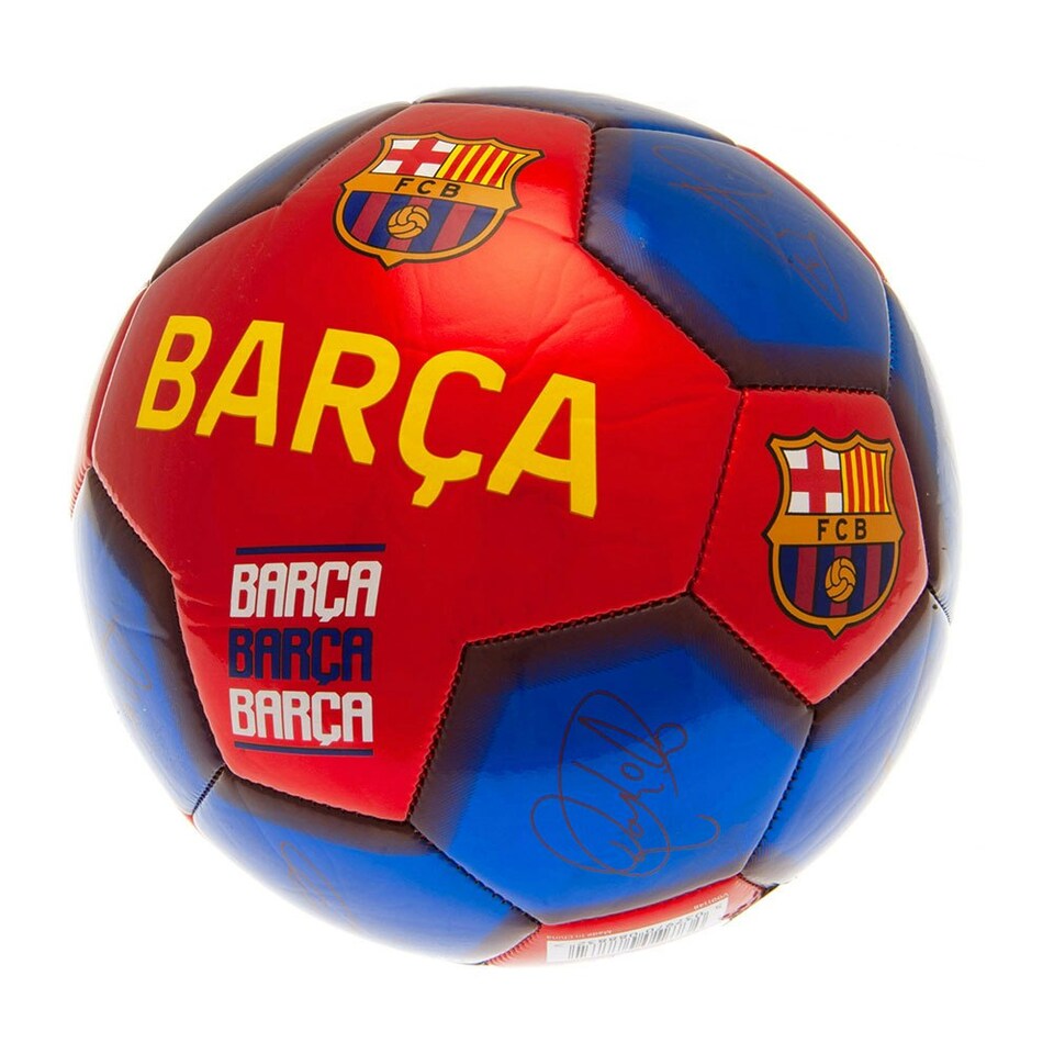 image 1 of FC Barcelona Signature Football - Red/Yellow/Blue - 1