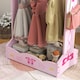 image 6 of AIYAPLAY Kids Clothes Rail w/ Storage Shelves for Bedroom, Nursery, Pink