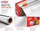 image 8 of Hero Strong Kitchen Foil Roll 90m x 300mm – Premium Aluminium Foil with Easy Cutter Dispenser | Non-Stick Foil for Cooking, Baking, BBQ & Food Wrapping