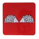 image 1 of Scion Living Spike Red Hot Pot Stand