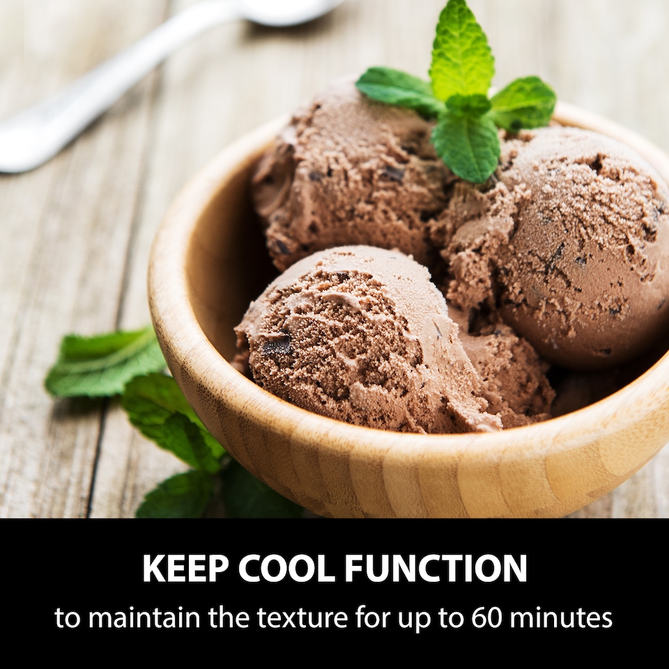 image 1 of Caso Design IceCream, 5-in-1 Yoghurt and Ice Cream Maker, 2L Capacity, No Pre-Freeze