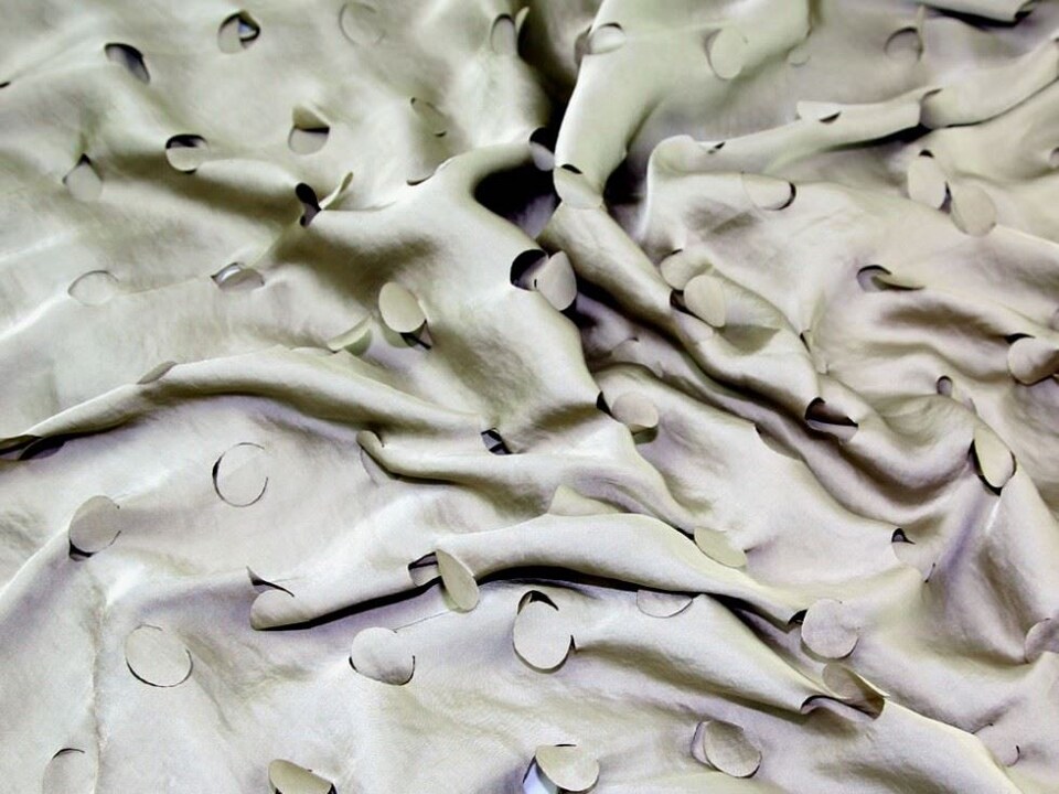 Gold Cut Out Charmeuse Silky Satin Fabric for Dressmaking, 150cm / 59" Wide - per metre