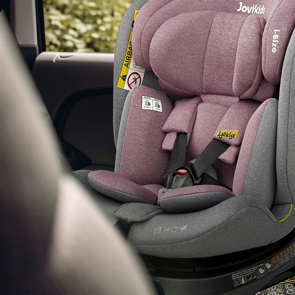 image 1 of JoviKids Spin Ranger Car Seat Pink Pink