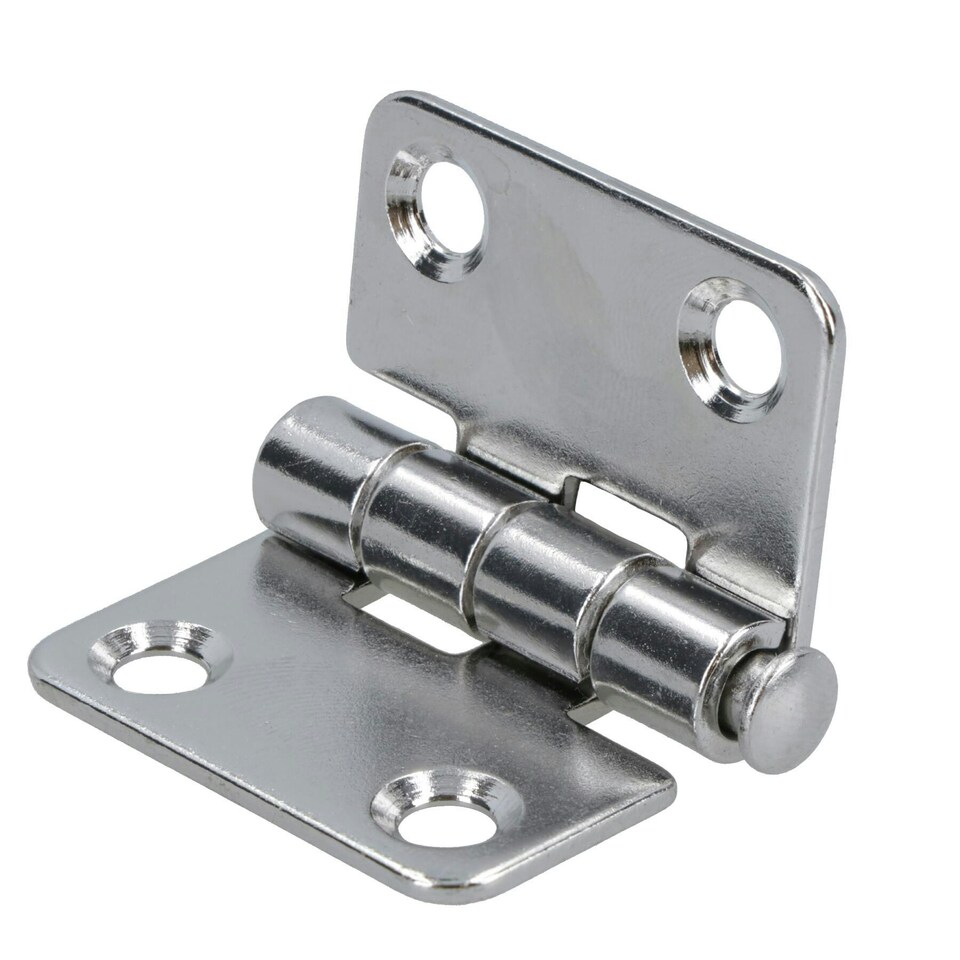 image 1 of Cabin Door Hinges 3 PACK Stainless Steel for Boat Yacht Motor Home Locker Marine Silver