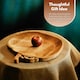 image 9 of Marco Paul Wooden Pumpkin Decorative Tray 30cm Autumn Centrepiece Brown