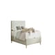 image 2 of Rhodes Warmstone Velvet Ottoman Bed King Size N/A