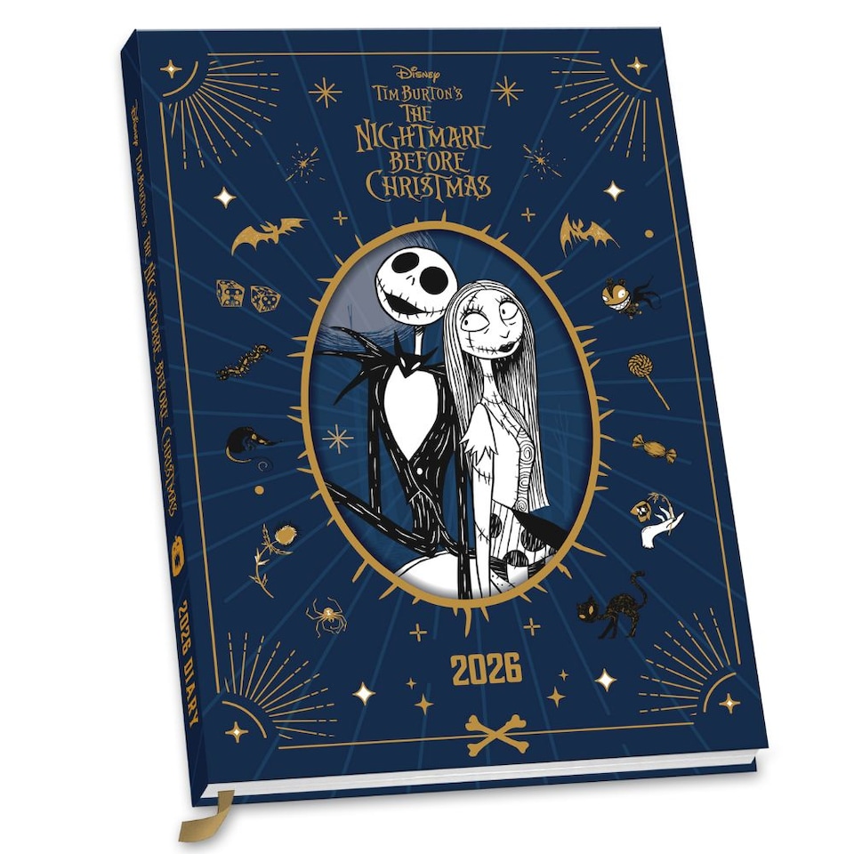 THE NIGHTMARE BEFORE CHRISTMAS 2026 A5 DIARY