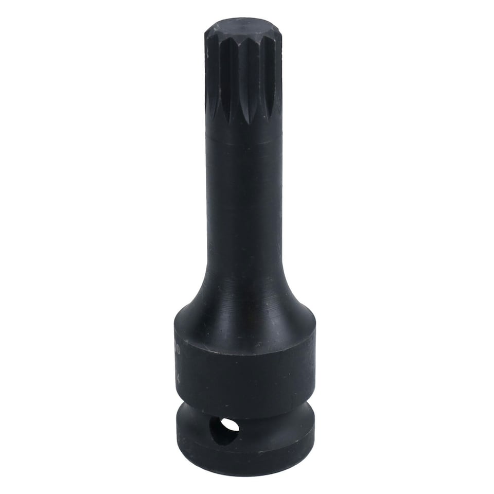 image 1 of M14 Male Spline Deep Impact Impacted Socket 1/2in Drive Total Length 78mm