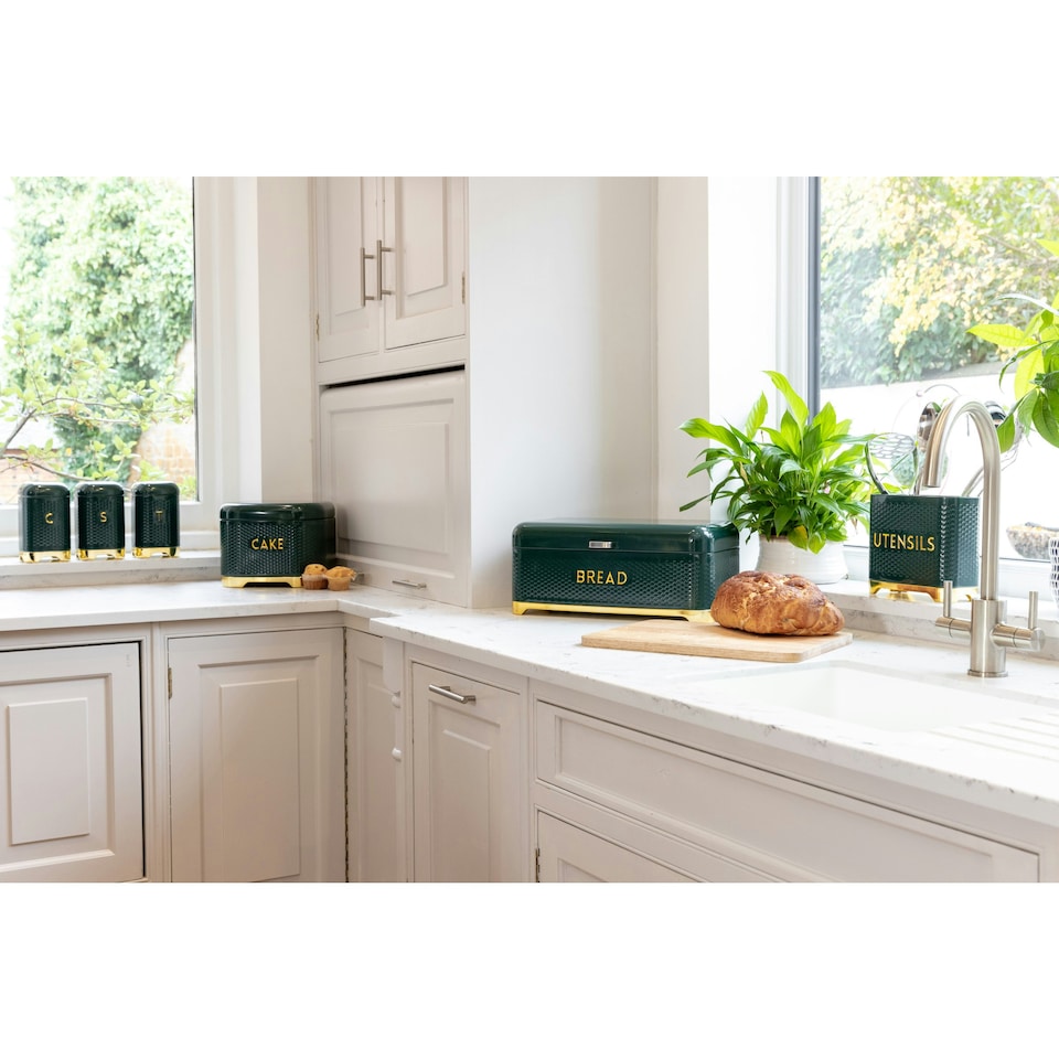 image 1 of Lovello Textured Cake Tin Green 26cm