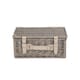 image 3 of Wicker 36cm Antique Wash Picnic Basket Brown | Brown | One Size
