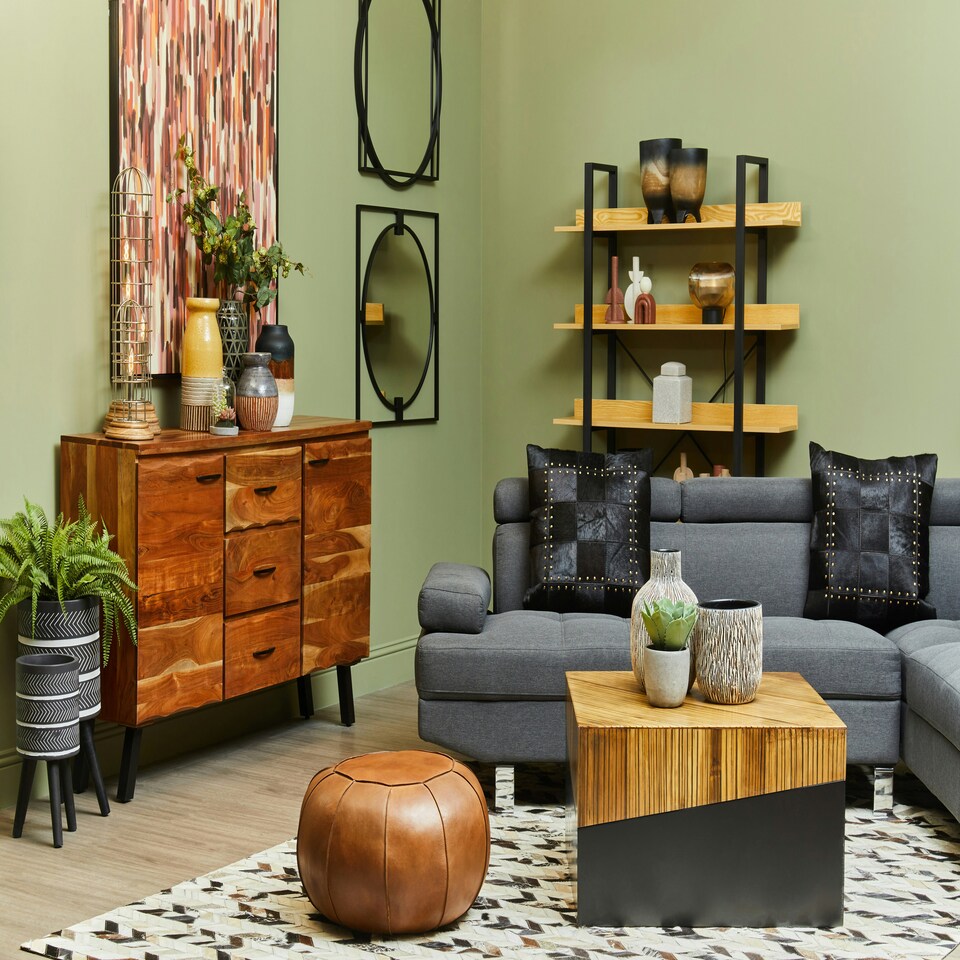 image 1 of Interiors by Premier Large Acacia Sideboard Brown