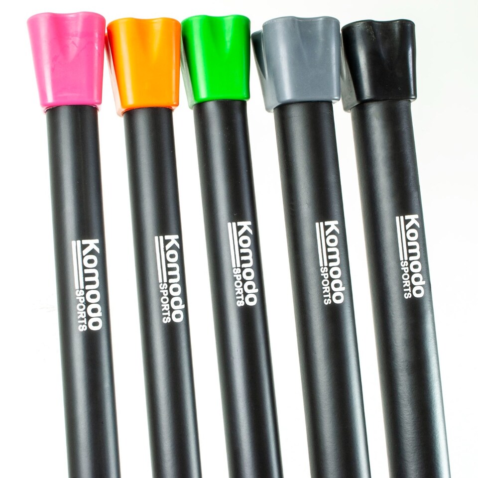 image 1 of Komodo Aerobic Weighted Exercise Bar - 6kg