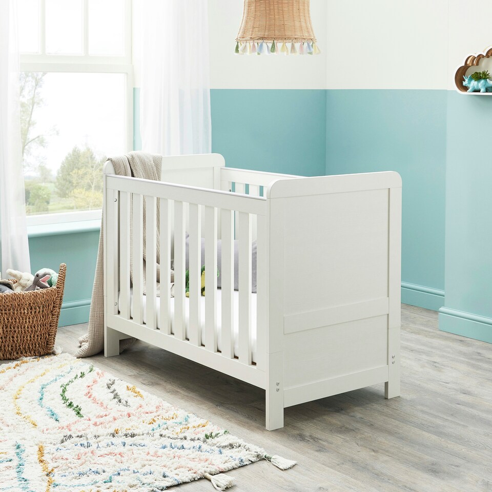 image 1 of Babymore Caro Mini 3 Piece Room Set - White Wash