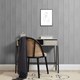 image 3 of Beadboard Panel Wallpaper in Silver Grey Multi
