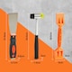 image 5 of Vonhaus 3pcs Window Glazing Tool Kit for Glazing, deglazing & beading
