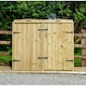 image 2 of Chatburn 4 Recycle Box Store - Timber - L80.4 x W122.5 x H120 cm - Fits 4 x Recycle Boxes Brown