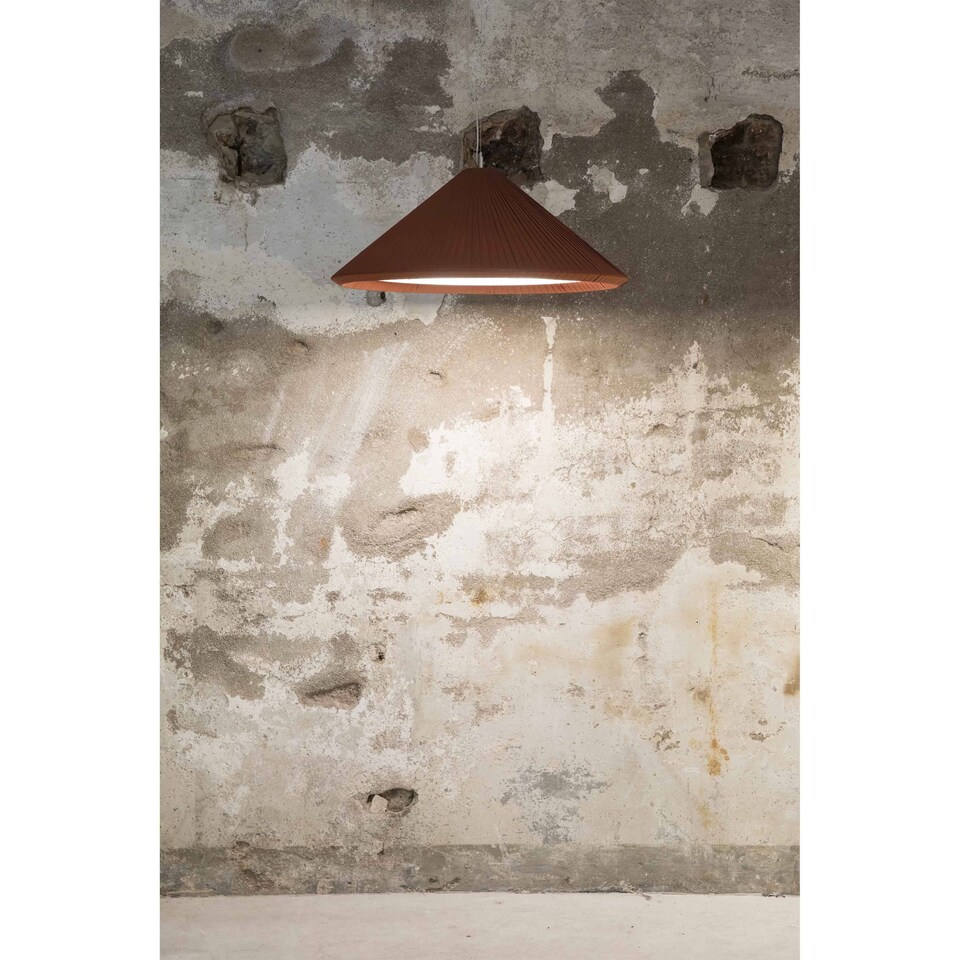 image 1 of Hue 3 Light Small Dome Ceiling Pendant Burgundy, E27