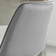 image 3 of Furniturebox Pesaro 2x Grey Velvet Black Leg Bar Chair