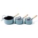 image 1 of GreenPan Mayflower 3 Piece Saucepan Set With Lids