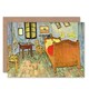 image 1 of Vincent Van Gogh Bedroom Old Master Art Blank Card
