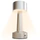 image 1 of HOMCOM Cordless Table Lamp with 2600mAh Rechargeable Battery, 3 Colour, Touch LED Lamp for Bedroom Living Room, Silver