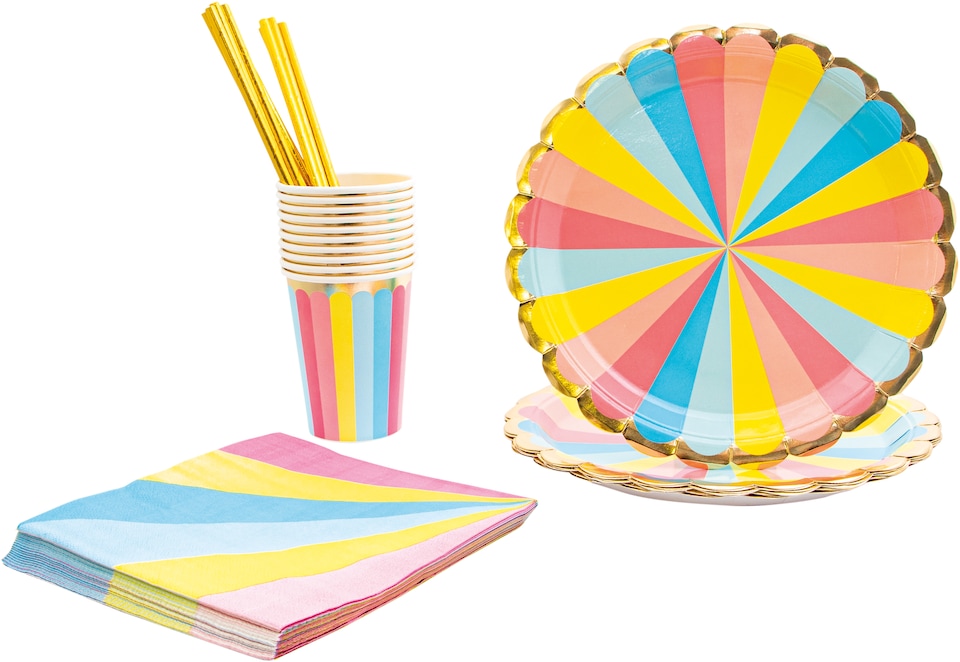 image 1 of 40 Piece Party Tableware Set
