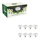 image 1 of GardenKraft Stainless Steel Solar Ground Lights