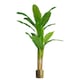 image 1 of 180cm Artificial Banana Tree Tropical Plant Gold Metal Planter