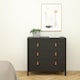 image 7 of Barcelona Chest 3 Drawers in Matt Black