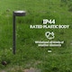 image 7 of Outsunny Solar Stake Lights 8 Pack, IP44 Pathway Lighting, Auto On/Off LED Black | Black