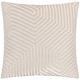 image 2 of Paoletti Evoke Cut Velvet Cushion | Pink | Oyster | 45 x 45cm | 1