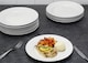 image 4 of Glim Glam Dinner Plates Set 10.5” Porcelain White 6pc Set Rim | White